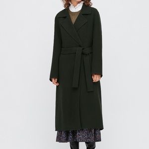 Wool trench coat